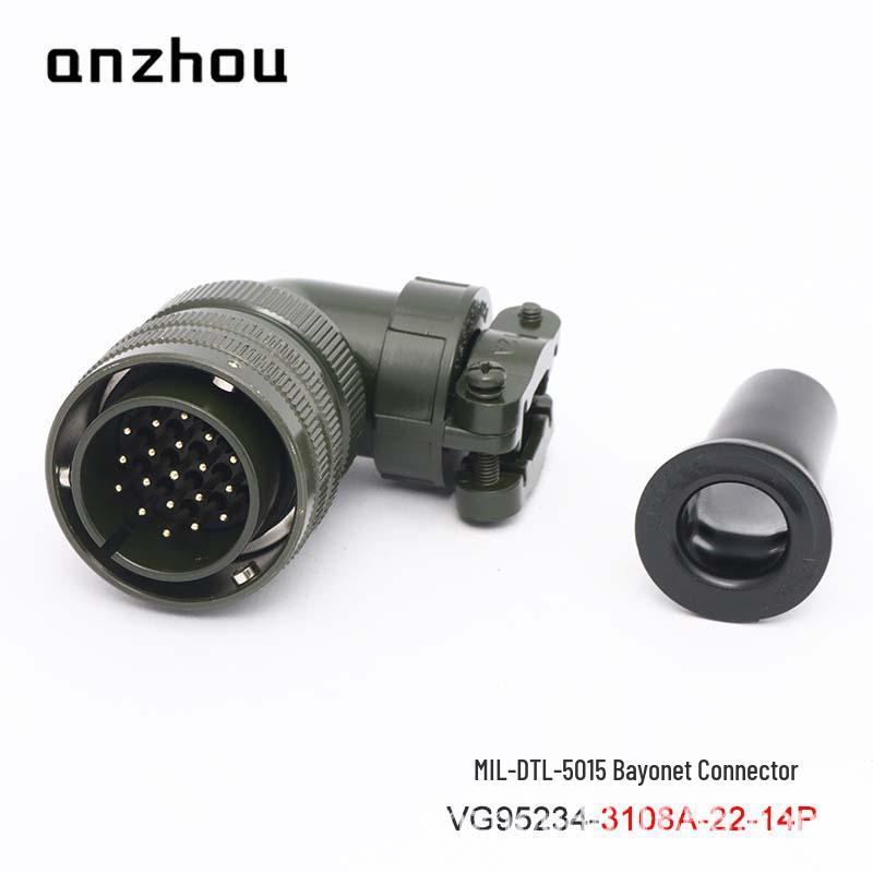 19-Pin Military Standard Aviation Bayonet Connector VG95234-22-14P