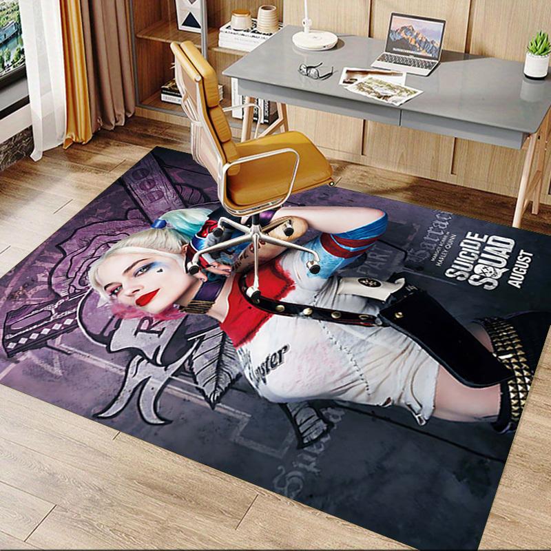1PC Suicide Squad Margot Robbie Extra Large Non-Slip Floor carpet, Office, family, bedroom, Studio - Large Area Rug Indoor Rugs1172A