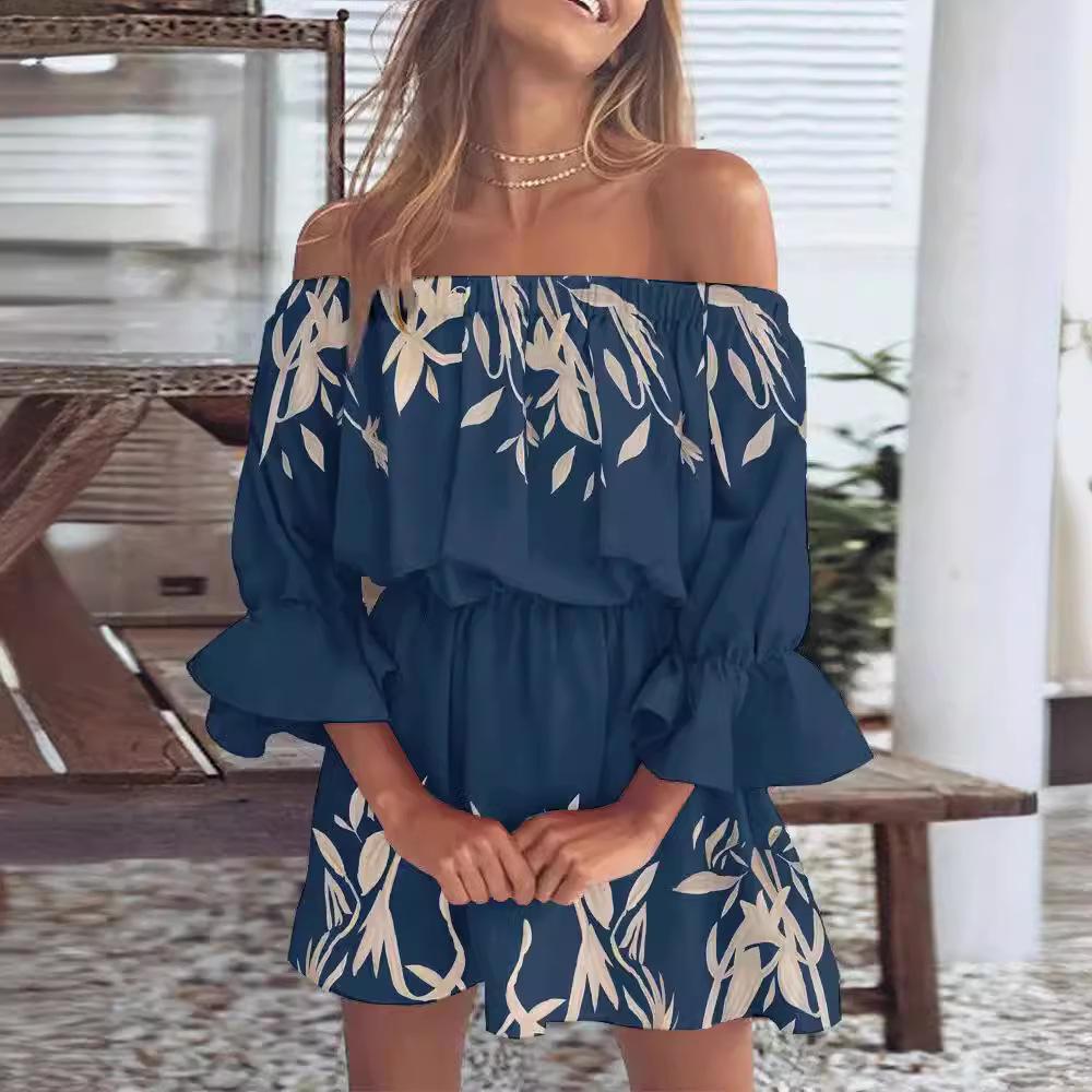 2024 Summer Trend Women's Off-Shoulder A-Line Dress