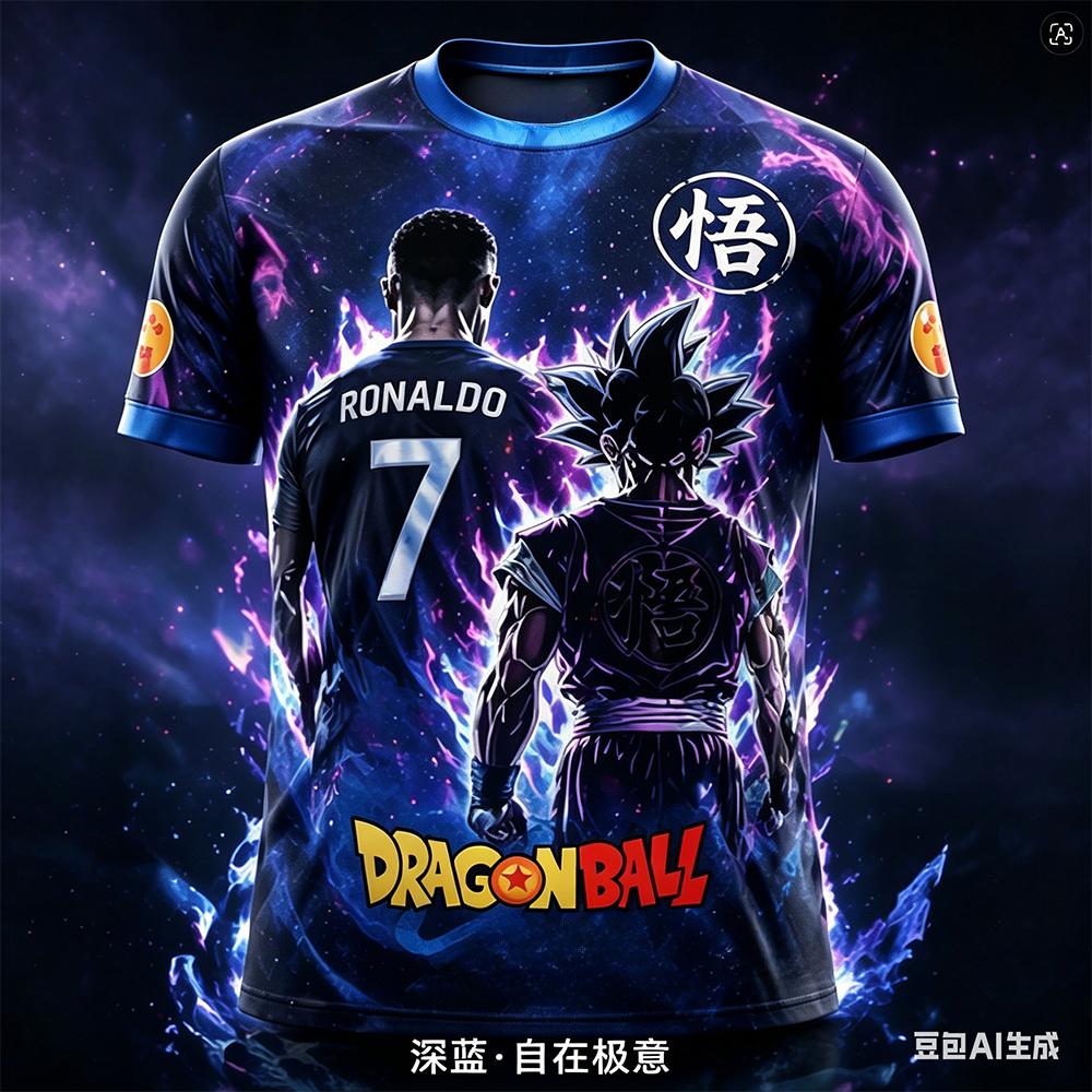 Summer Hot Dragon Short Sleeved Tee Kid Adults Oversized Breathable Quick Drying Soccer Sports Top Men Jersey