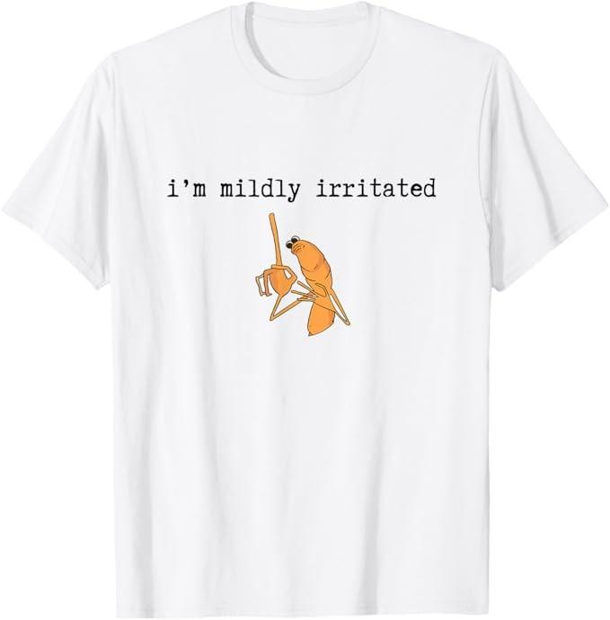 I m Mildly Irritated Marcus The Worm Meme Funny Marcus Women T-Shirt S-4XL S разноцветный