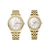 Pair Watch Pair Watch Popular Stylish Gold: Analog Display Calendar Day of the Week 3ATM Water Resistant Quartz Leisure Business Couple Fashion