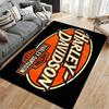 Motorcycle Logo Printed Carpet suitable as a non-slip mat for the living room or bedroom sofa