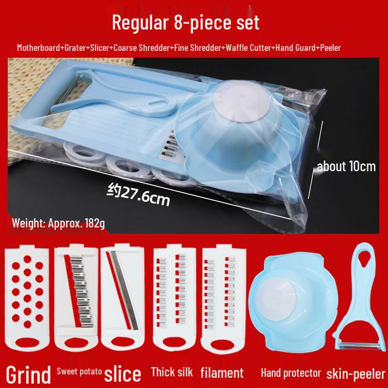 Stainless Steel Multifunctional Vegetable Cutter & Grater with Potato Peeler