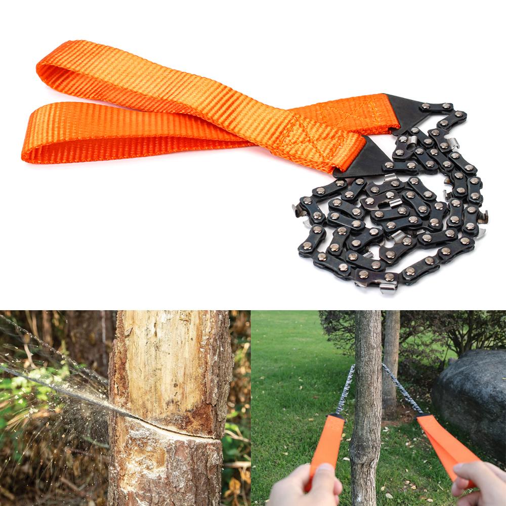 Survival Chain Saw Outdoor Tools Hand Zipper Saw 11 Sawtooth Portable Emergency Camping Hiking Tool