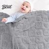 Love Themed Throw Solid Color Soft Touch Fluffy Plush Blanket Baby Heat Pattern All Season