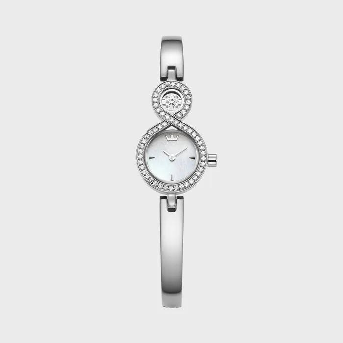JE MIOELLO Dancing Stone Metal Watch - White (JWJ2ME6BS606WHWH0)