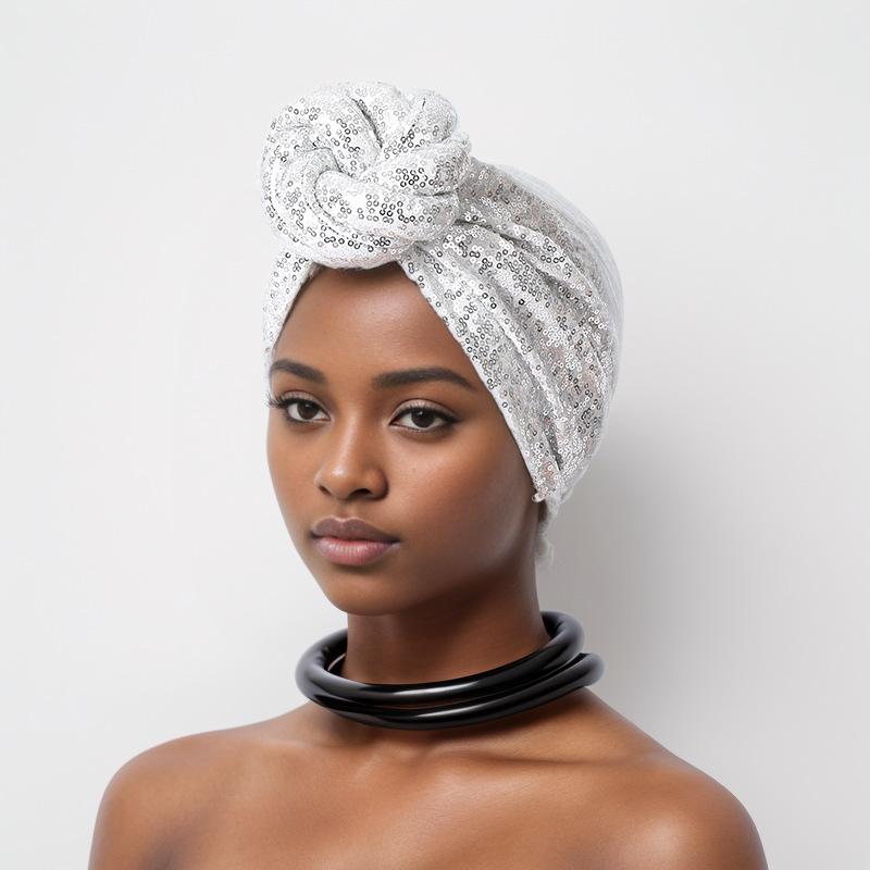 New Sequin Embroidered Handmade Bud Turban Muslim Turban Hat Indian Hat