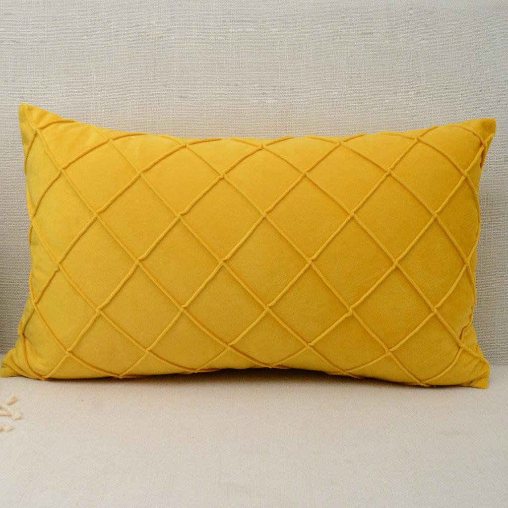 30x50CM Solid Color Rectangular Pillow Cover Ultra Soft Decorative Sofa Throw Cushion Cover Pillowcase Living Room Funda Cojin