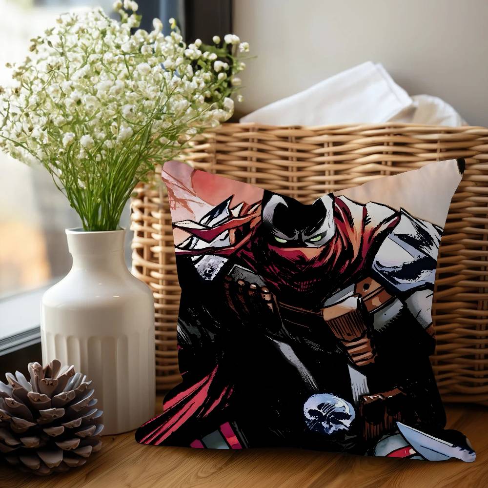 S-Spawn Anime Pillow Cushion Cover Pillowcase Living Room Sofa Home Decor Customized