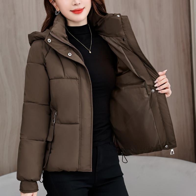 Fashion Winter Short Coat Female Warm Parkas Hooded Casual Thick Women Jackets