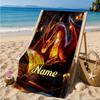 Custom Name Dragon Tales books Beach Towel Microfiber Beach Towel, Lightweight and Quick-Dry, for Summer Travel, Swimming Pool Gift