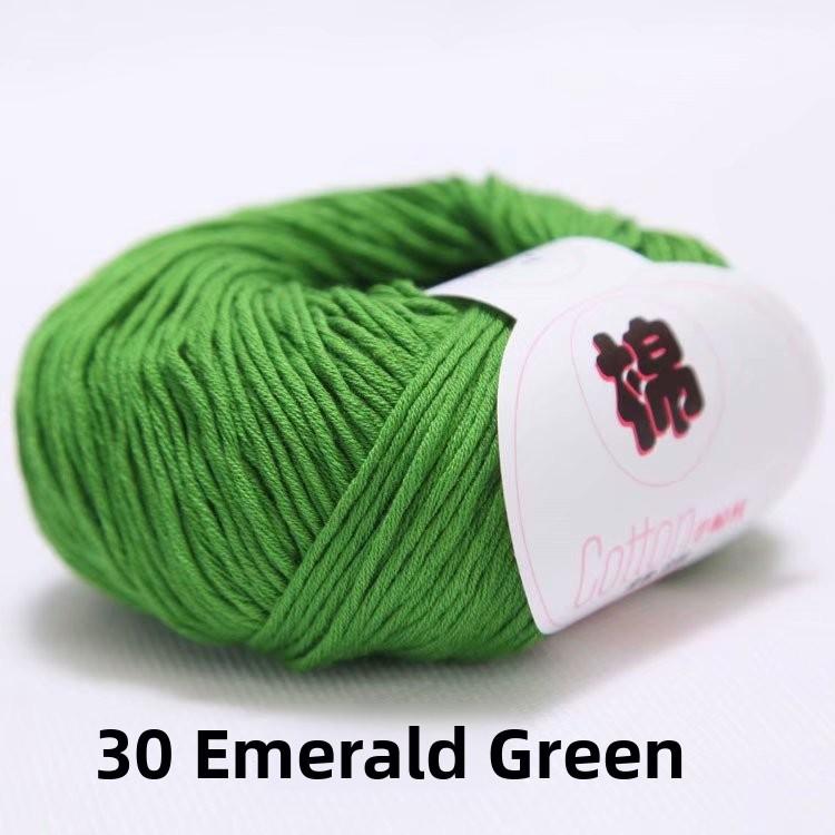 4-Ply Hand Knitted Cotton Yarn for Baby Milk Cotton DIY Wool Ball Children Sweater Fabric Cotton Tead Baby Knitting Yarn