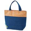 Skater Insulated Tote Lunch Cork and Peter Bag, Denim, Rabbit, Citron, KBCO2-A
