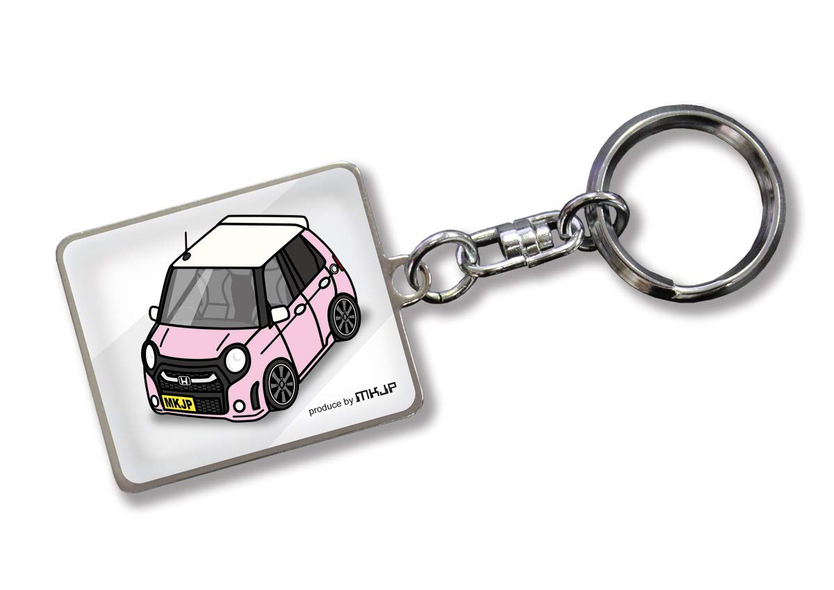 

MKJP Кастомный брелок Honda Modulo X JG1 2 Белый автомобиль Розовый Базовый цвет N-ONE розовый