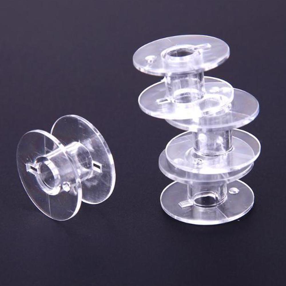 25 ks sada cívek pro domácí šicí stroje, šicí příslušenství, průhledné plastové cívky s úložným boxem pro Brother Janome S