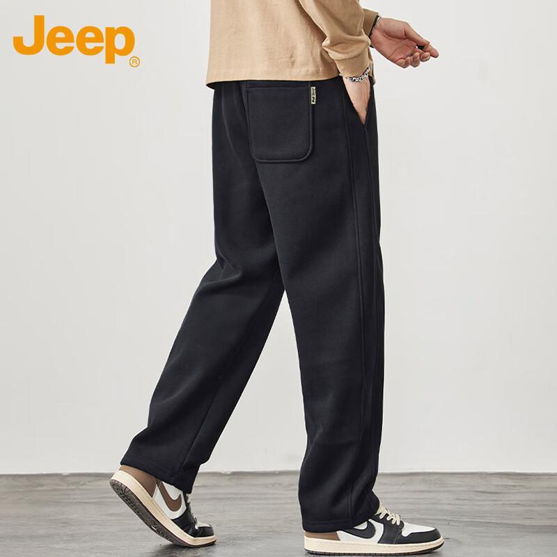 JEEP Men's Autumn/Winter Straight-Leg Casual Sport Sweatpants