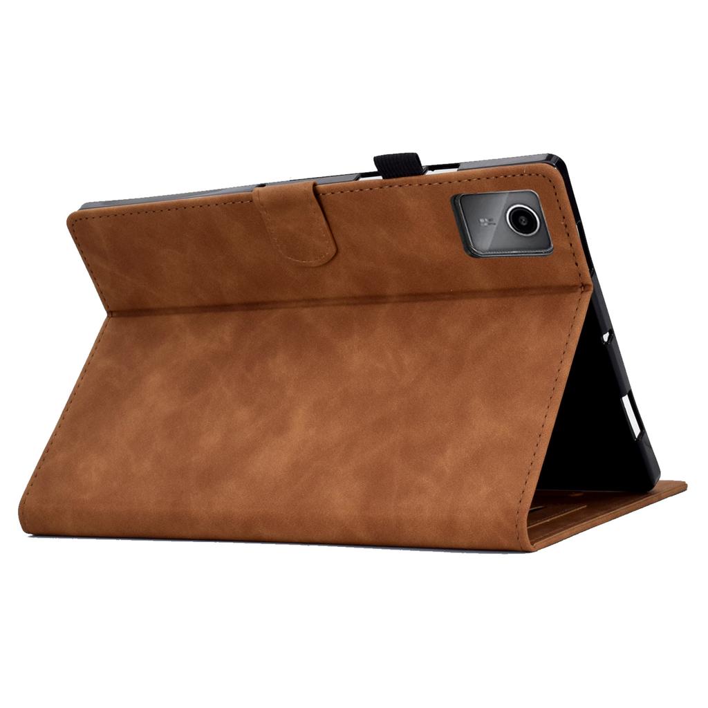For Lenovo Tab M11/Xiaoxin Pad 11 2024 Case Microfiber Leather Iron Tower Pattern Tablet Cover