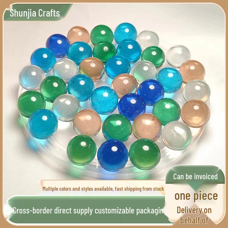 16MM Nostalgic Glass Marbles: Colorful Checkers, Craft Beads & Decorative Balls for Kids