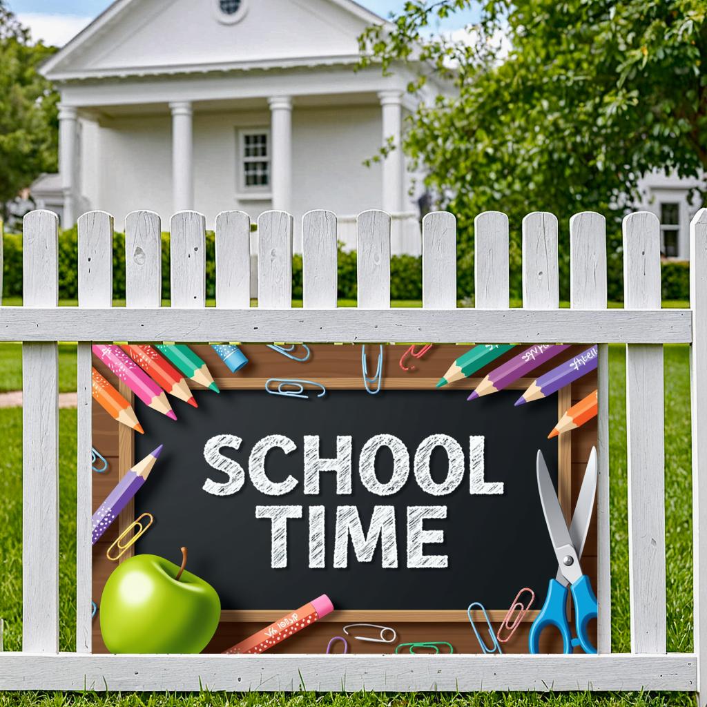 Paper School decoration Eye-catching Colorful Decorative Wall decoration Innovative Welcome banner for School decoration