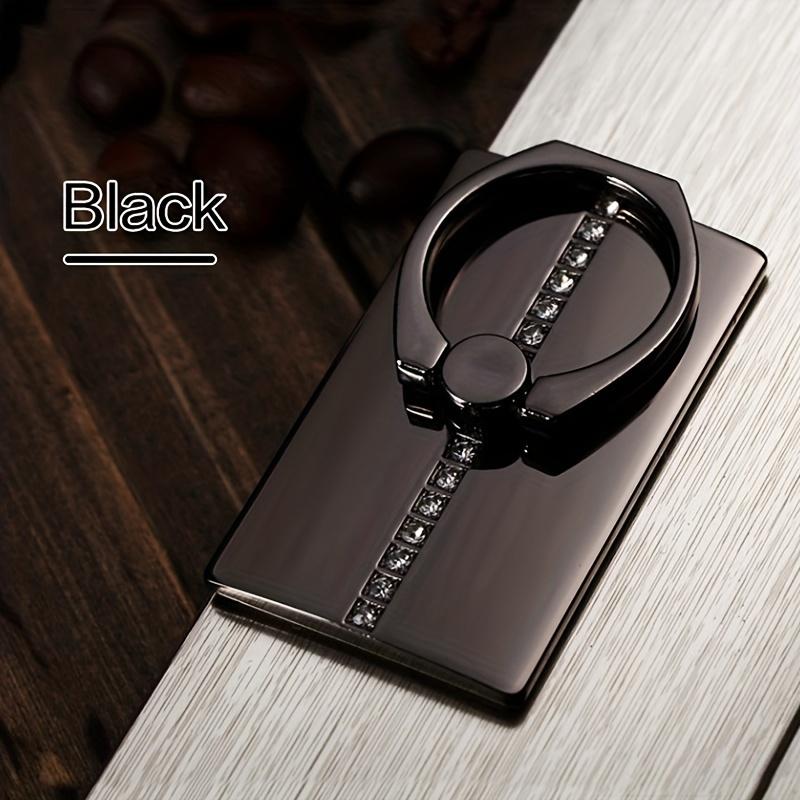 Waterproof Aluminum Alloy Cellphone Ring Holder - Elegant Metal Grip Stand for Smartphones