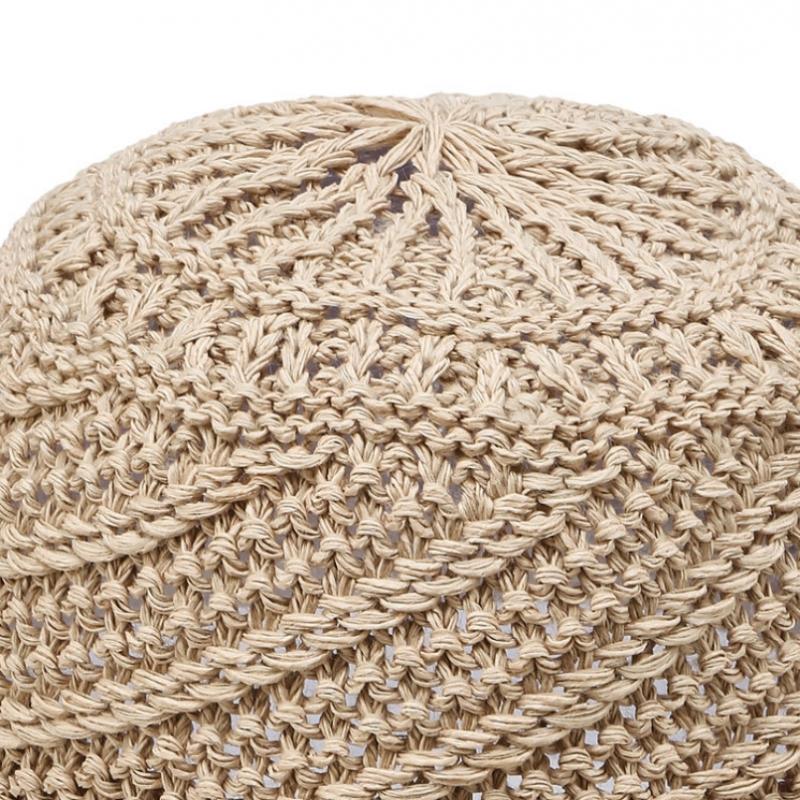 Daks Rafia Cotton Blend Check Strap Bucket Hat Dbhe5e226w2
