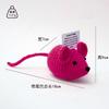 Positive Crochet Mouse Doll With Affirmation Card Home Room Decoration Funny Handmade Creative Mouse Desktop Ornaments Gift