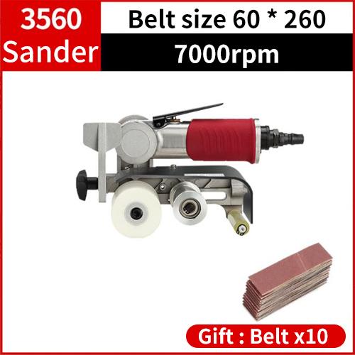 

Pneumatic Sander Machine Air Sander 60x260 DIY Polishing Grinding Machine for Grinding Polishing Pneumatic Tools Mini Belt Sande