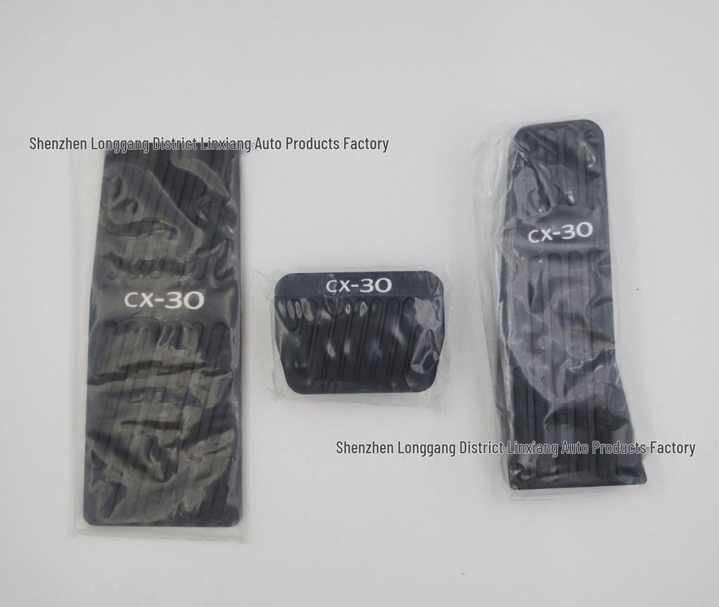 Pour Mazda 3 & CX-30: Ensemble de Pédales Antidérapantes en Alliage d'Aluminium Non Perforé (Accélérateur et frein)