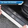 rpfkn8 4PCS Car Door Sill Protective Films Stickers For Toyota Corolla Yaris Camry Prius RAV4 CHR Hilux Aygo Avensis Key Accessories
