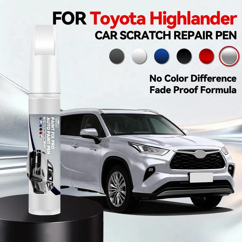 

Vehicle Dedicated Exclusive For Toyota Highlander Car Paint Repair Pen Touch Up Scratch Remover DIY Auto Accessories White 089 R срібний
