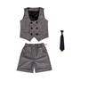 Boys Girls Summer Royal Blue Vest Shorts/Skirt Photograph Dress School Kids Uniforms Children's Day Performance Dance Costume