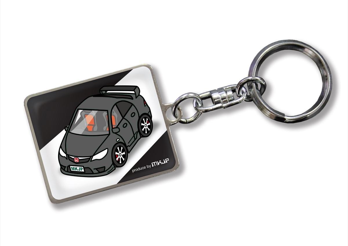 

Custom Keychain Honda Civic Type R FD2 Black Car Black [MKJP] Base Color