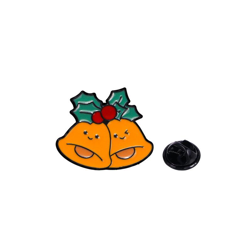 

Рождественская брошь в виде мультфильма, брошь Санта-Клауса/Снеговика/Пряничного человечка, металлическая брошь, аксессуары для одежды