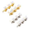1 Pair Guitar Tuning Pegs Guitar Repairing Component Suitable for Acoustic and Electric Guitars with Metal Construction