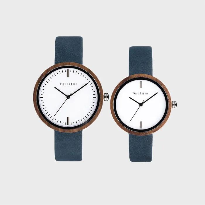 Wooden Wristwatch - Zeon Blue Couple