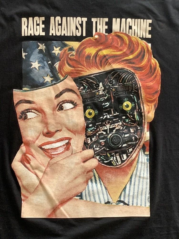 

Vintage Rage against the machine Cotton Black All Size Unisex Shirt AG253 Unisex T-Shirt M