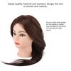 Hairdressing Training Styling Practice Colors Wig Dummy Mannequin Head with Hair
