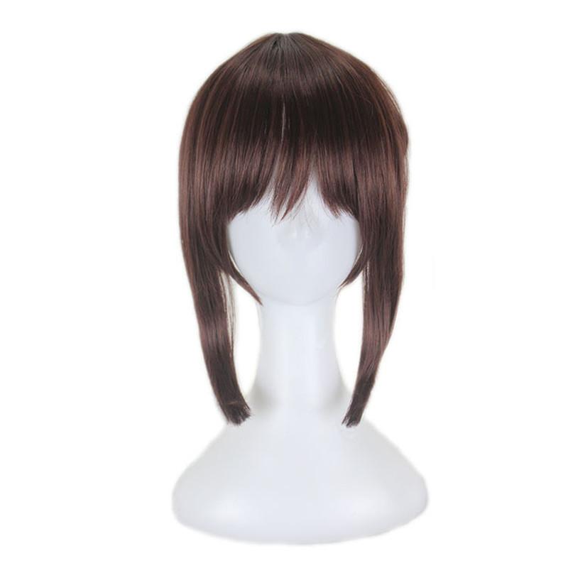 

Япония Унесенные призраками Аниме Нигихаями Кохакунуси Тихиро Огино Костюм Косплей Brown Wig,35cm/13.78in