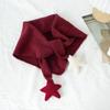 Korean Style Knitted Scarf Star Balls Neck Warmer Scarf New Knitted Shawl  Winter