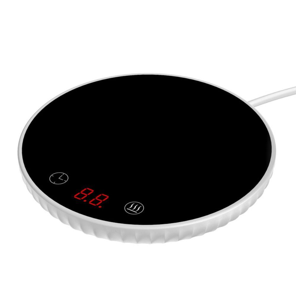 

Электрический подогреватель кружек Подставка для кружек 2-температурные настройки Подогреватель свечей Новый подогреватель кофейных чашек Настольный кофе White-US Plug