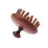 Multi-Functional Wood Therapy Massage Comb Scalp Head Massager Natural Sandalwood Circular Tooth Guasha Scraping Body Massager