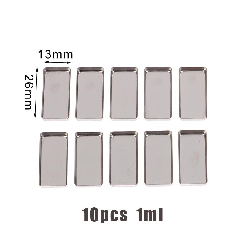 1/2/5/10Pcs Travel Watercolor Box Packaging Grid Magnetic Aluminum Palette 0.5ml/1ml/2ml Professional Paint Art Supplies Box