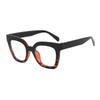 New fashion colorful color matching square large frame flat mirror ins personalized casual versatile street shot glasses frame tide