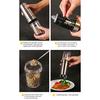 Electric Gravity Pepper & Salt Grinder with LED Light Kitchen Grinding Automatic