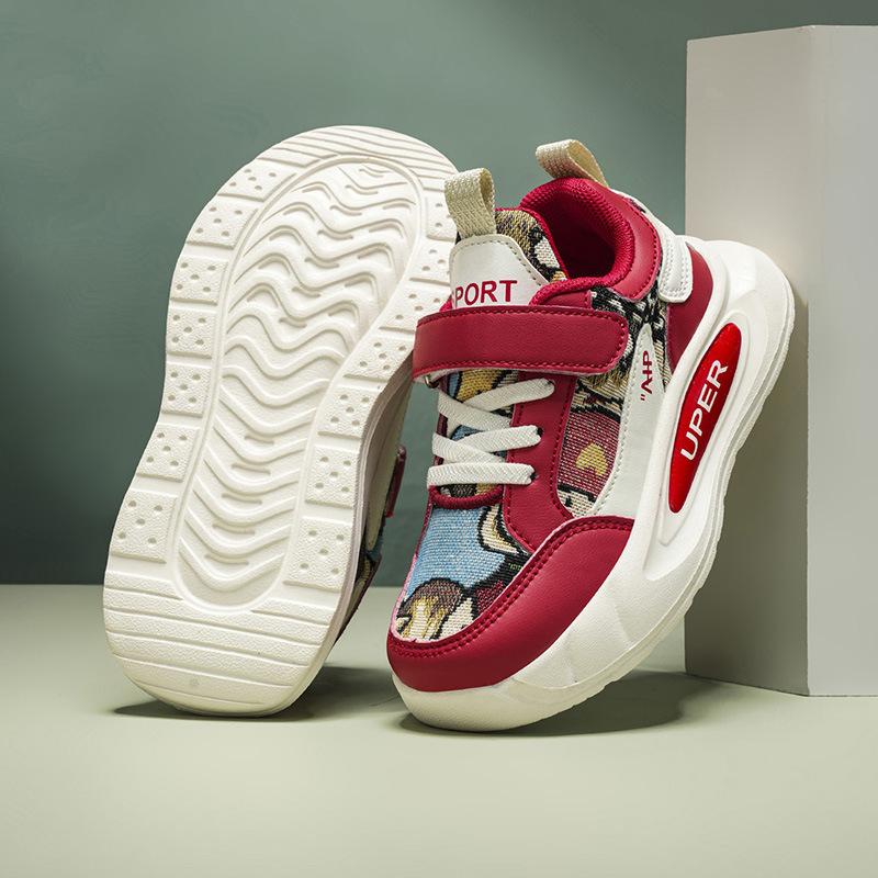 Sneakers Boys Shoes 2025 Autumn New Boys Board Shoes Middle and Older Children's Students Soft-soled Casual Shoes Running Shoes