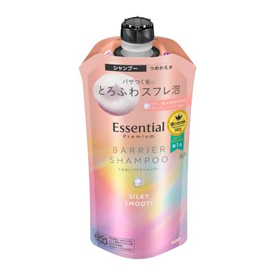 Essential Premium Feuchtigkeitsbarriere Seidig 340ml Shampoo, & Glatt, Nachfüllpackung,
