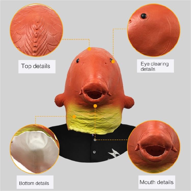Funny Latex Head Masks Realistic Animal Mask Carnival Party Masks for Halloween