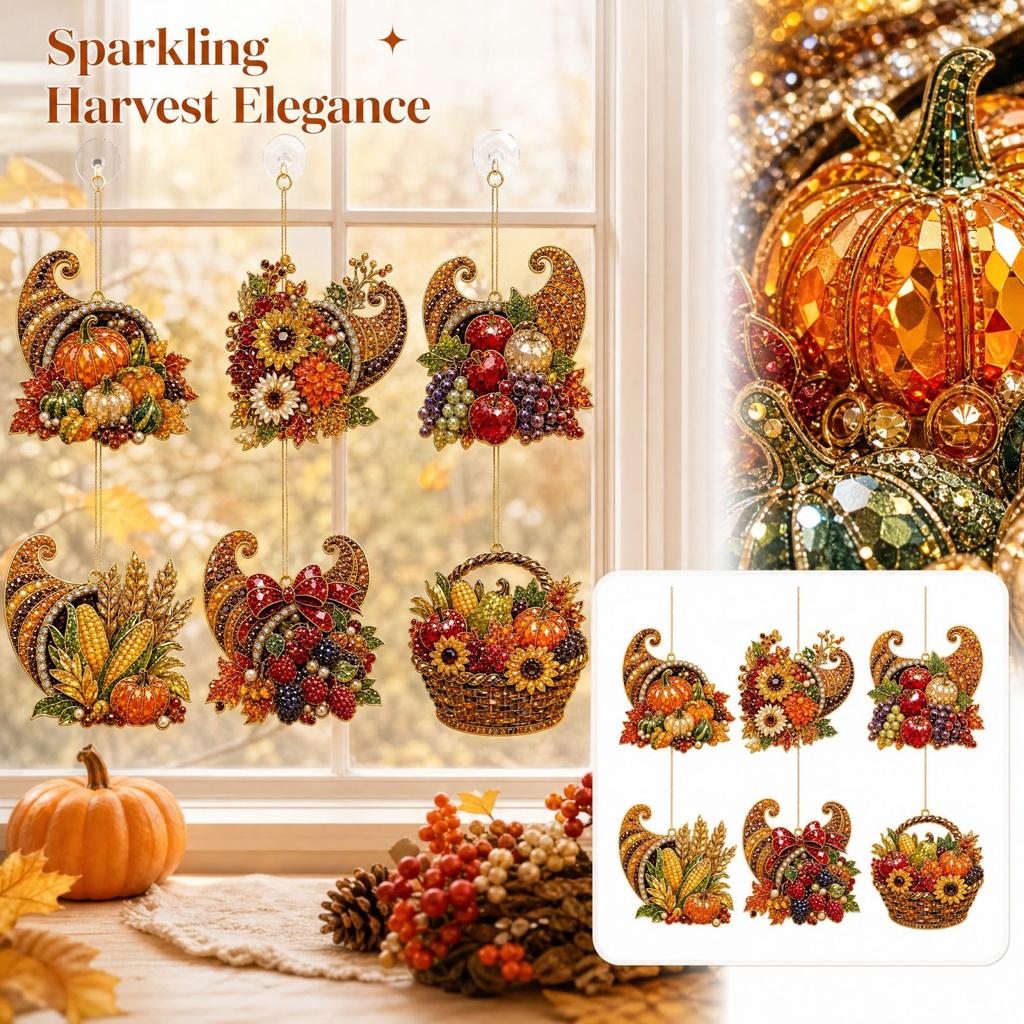 Seasonal Pendant Ornament Set for Hanging Decoration - Decorative Charm Accessories