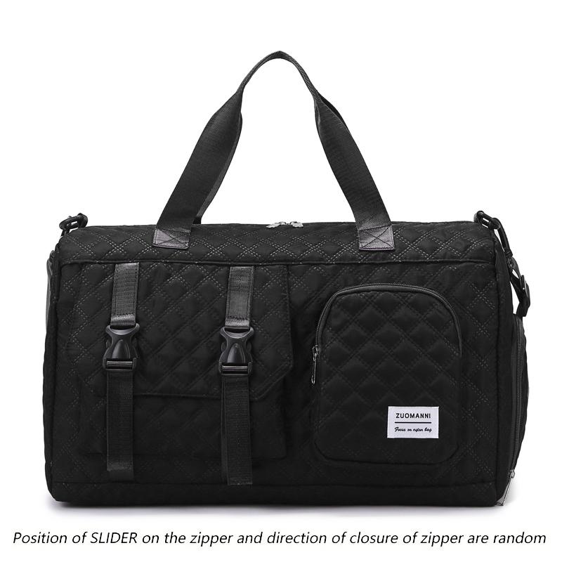 Travel Bag  Durable Nylon Travel Duffle Bag Portable Sports Gym Bag for Overnight Trips Shoulder Duffel Training Bag
